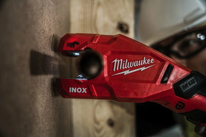 Milwaukee M12 PCSS-202C 12V Li-ion Accu pijpsnijder set (2x 2.0Ah accu) in koffer - RAPTOR - roestvast staal